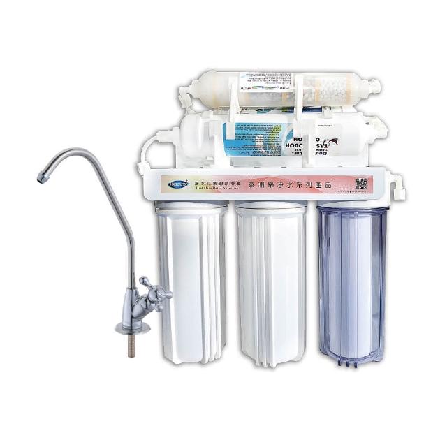 Toppuror泰浦樂 TPR-FT08 為一款常規六道超淨能量濾水器，採用國際常規濾心不繫結規範，有效過濾水中的雜質、農藥、毒素及氯氣。內建竹炭濾心，提升飲用水口感並增加水的能量，提供六道深度淨化，確保家庭健康飲水品質。