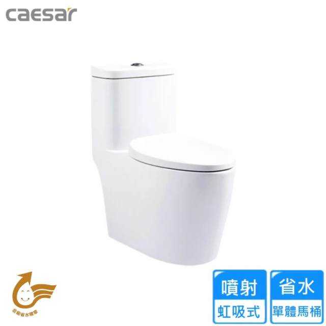 CAESAR 凱撒衛浴 二段式省水單體馬桶(CF1374 不