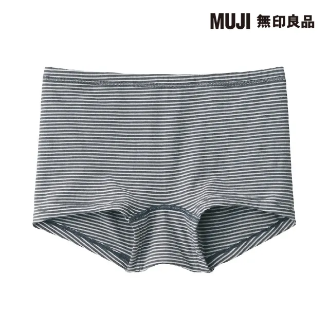 【MUJI 無印良品】女有機棉混彈性平口內褲(共4色)