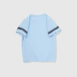 【GAP】男童裝 Logo純棉印花圓領短袖T恤-天藍色(890534)