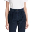 【Timberland】女款深藍色有機棉燈芯絨寬鬆長褲(A23M7433)