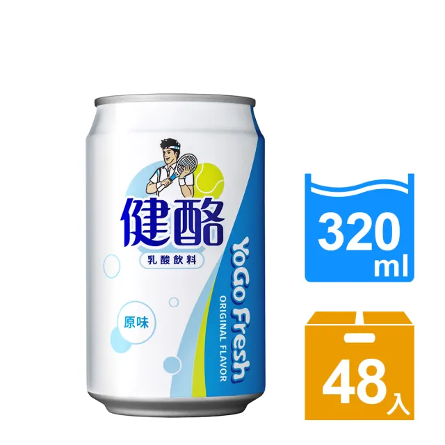 【金車】健酪乳酸飲料320mlx2箱(共48入)