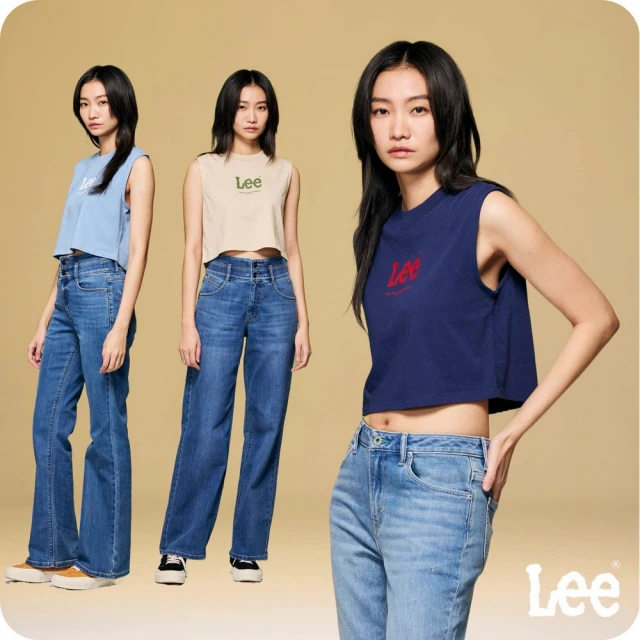 Lee 女裝 無袖T恤 / 胸前LOGO 背心 共3色 季節性版型(LB416005179 / LB416005185 / LB41600597W)