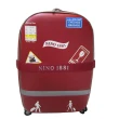 【SNOW.bagshop】21吋行李箱台灣製造品質保證加大容量固束帶(三段鋁合金拉桿設計附海關鎖雙加寬飛機輪)