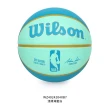 【WILSON】NBA城市系列-黃蜂-橡膠籃球 7號籃球-訓練 室外 室內 淺綠湖藍白(WZ4024204XB7)