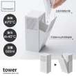 【YAMAZAKI 山崎】tower消臭晶球收納盒-白(收納盒/居家收納/收納好物/日本山崎/YAMAZAKI)