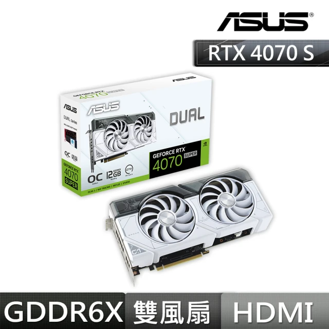 ASUS 華碩 DUAL-RTX4070S-O12G-WHI