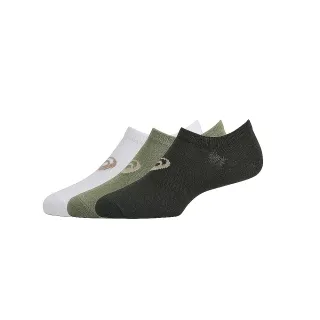 【asics 亞瑟士】加購 三入組腳踝襪 男女中性款 訓練配件(3033C028-300)
