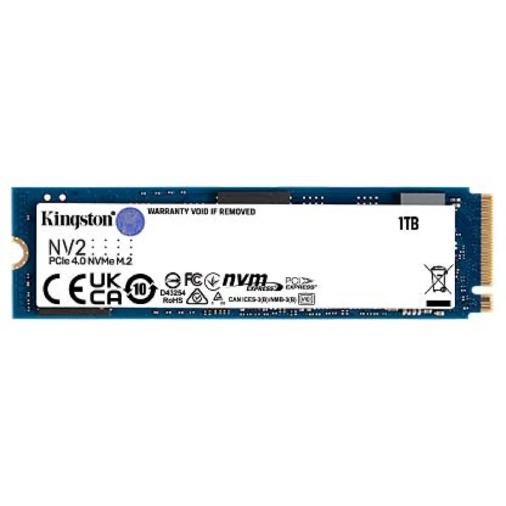 【Kingston 金士頓】2入★ NV2 1TB M.2 2280 PCIe 4.0 SSD 固態硬碟(SNV2S/1000G)