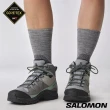 【salomon官方直營】女 QUEST ROVE Goretex 高筒登山鞋(深礦灰/靜灰/黑)