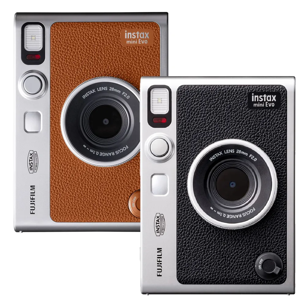 【FUJIFILM 富士】instax mini Evo EVO混合式數位馬上看相機--公司貨(束口袋相本..好禮)