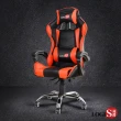 【LOGIS】LOGIS- KLV戰地皮面電競椅/紅黑電腦椅 主管椅 賽車椅 皮椅 DIY組裝