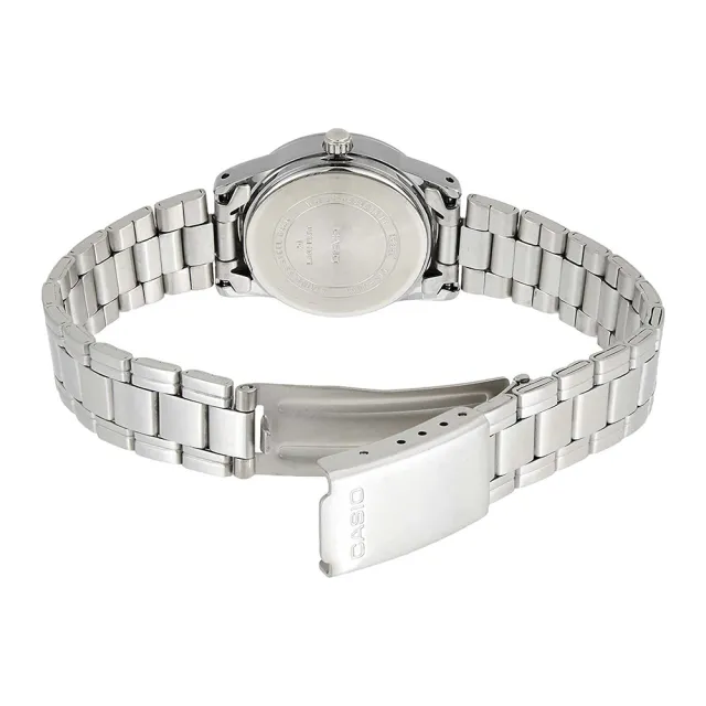 【CASIO 卡西歐】MTP-V001D 商務都市 簡約經典 大數字 不鏽鋼 石英腕錶 對錶 手錶 40mm(日本機芯 防水30米)