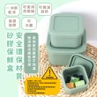 【日式真鮮】加厚矽膠保鮮盒-350ml(可微波 耐熱 密封盒 矽膠蓋 便當盒 分裝盒 野餐盒 餐碗 寶寶 輔食盒)