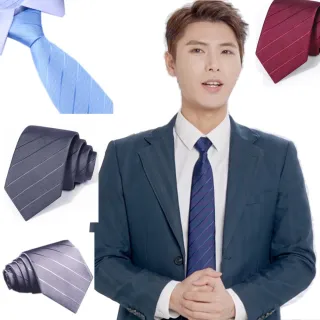 【拉福】領帶達頓8cm拉鍊領帶寬版領帶