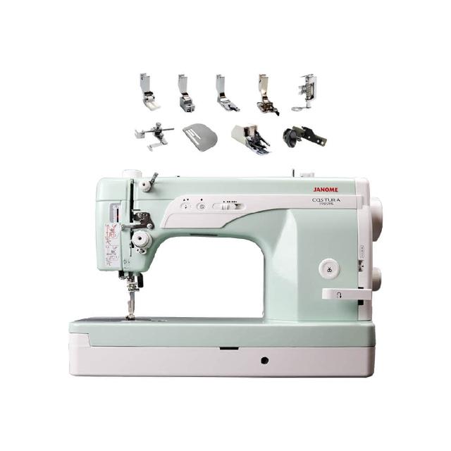 【(全球最低價)JANOME 車樂美】超高速類工業直線+拼布專用複合機1000HL