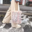 【吉豐洋行】古中國風國畫書法文創細絨布側背包收納袋手提袋