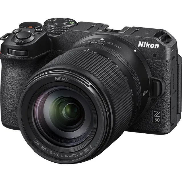 【Nikon 尼康】Z30 單機身+NIKKOR Z DX 18-140mm F3.5-6.3 VR --公司貨(充電器保護鏡..好禮)