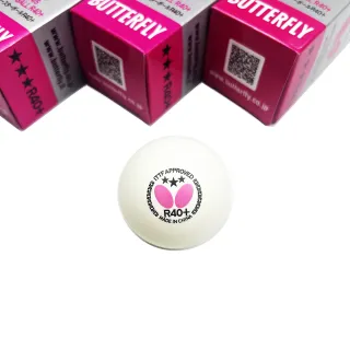 【BUTTERFLY】日本桌球協會公認白色陸製比賽級桌球6盒(TT1939)