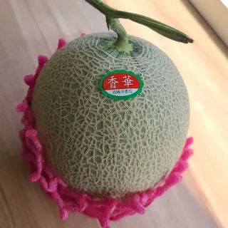 【仙菓園】台灣香華 綠肉哈密瓜 四顆組 單顆約800g±10%(常溫配送)