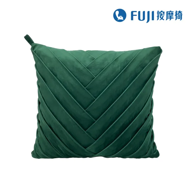 【FUJI】方形靠枕墊 FG-553(溫熱揉捏;抱枕;絨布觸感;靠枕;無線)