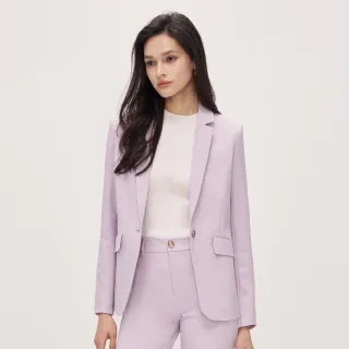 【MOMA】淡紫修身單釦西裝外套(淺紫)
