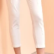 【ILEY 伊蕾】簡約高腰牛仔直筒長褲(白色；M-XL；1241338603)