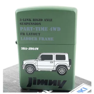 【Zippo】日系~SUZUKI-鈴木 -第四代JIMNY JB64W(銷光綠烤漆款)