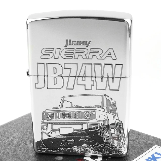 Zippo 日系~SUZUKI-鈴木 -第四代JIMNY SIERRA JB74W(銀色鏡面款)