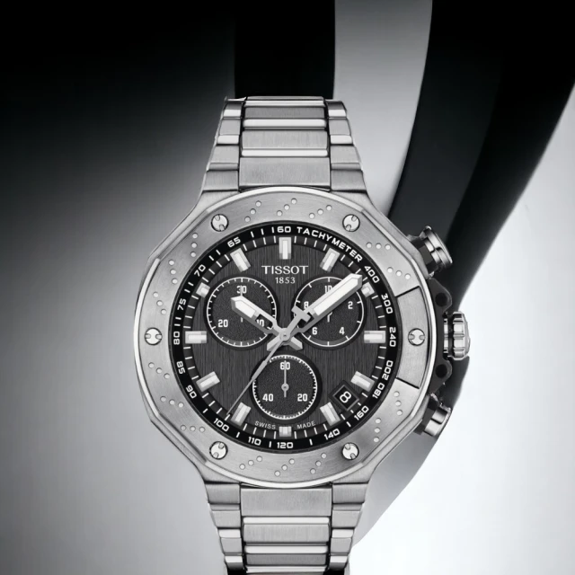 TISSOT 天梭 官方授權 PR516 經典復刻計時腕錶 