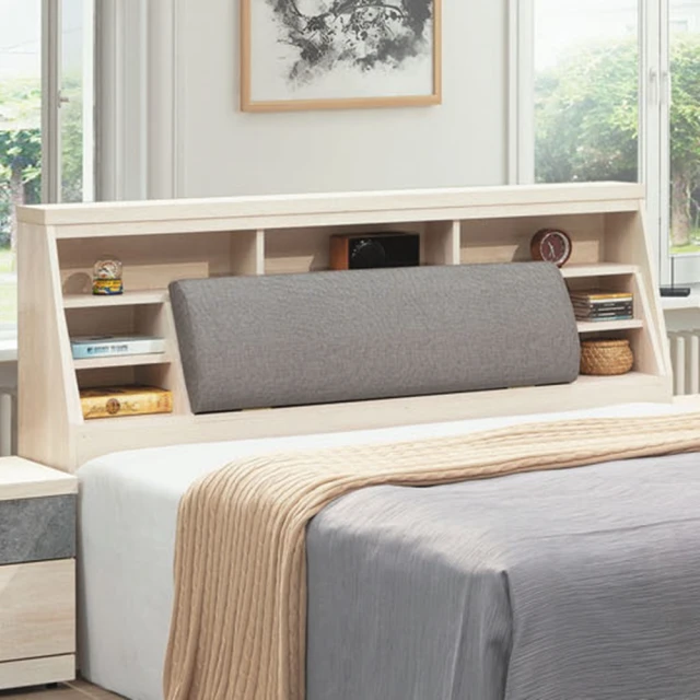 顛覆設計 簡約靠枕收納床頭箱(雙人5尺)優惠推薦