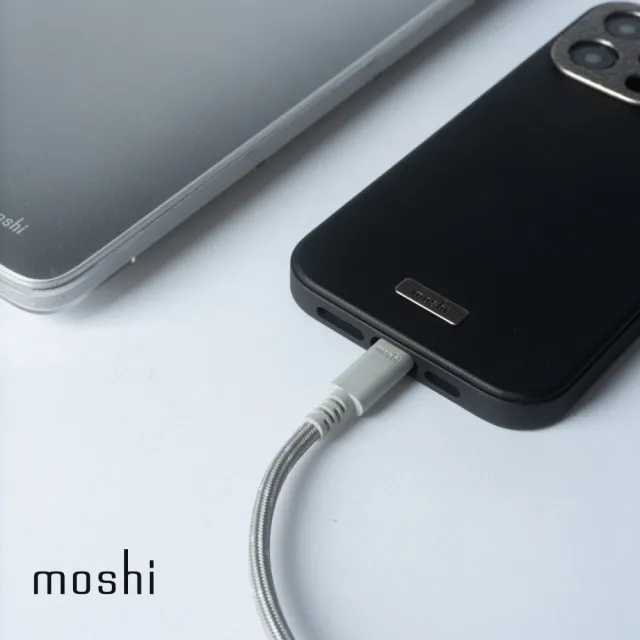 【moshi】Integra USB-C to USB-C 240W/480Mbps 充電傳輸編織線(3.0m)