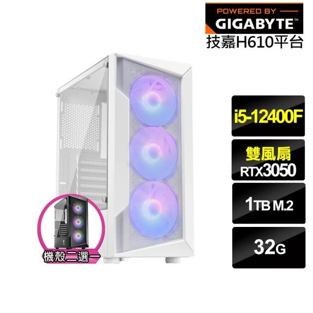 技嘉平台 i5六核GeForce RTX 3050{雪光刺客