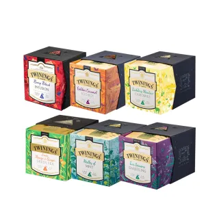 即期品【Twinings 唐寧茶】鉑金茶包 1盒(琥珀焦糖博士茶、大吉嶺莊園雙芬茶)