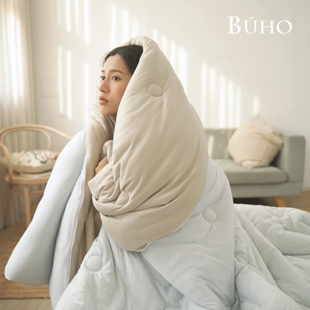 BUHO 布歐 買一送一 韓系絲滑綿綿奶泡被2.1kg-單人