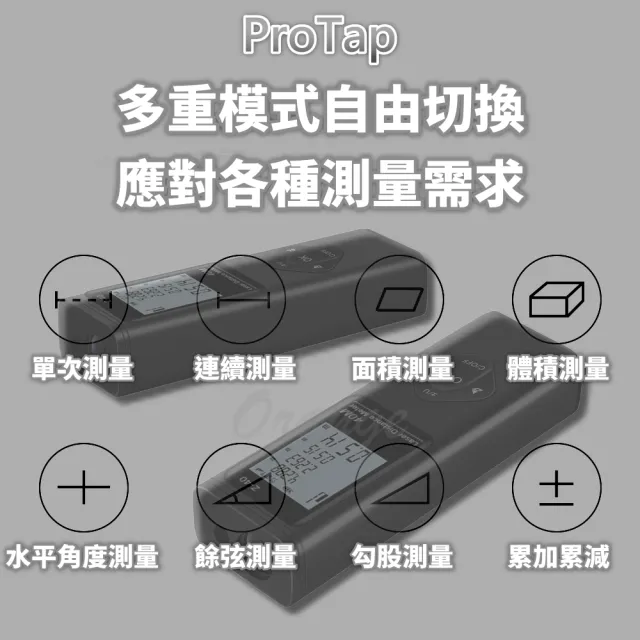 【小米有品】ProTap激光測距儀(電子測距儀 激光測量器 多功能測量)