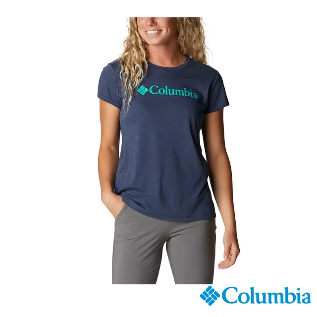【Columbia 哥倫比亞 官方旗艦】男女款- LOGO短袖上衣-(多款任選)
