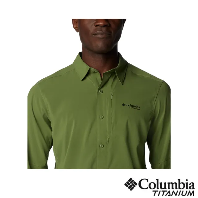 Columbia 哥倫比亞】男款-鈦Cirque River™酷涼快排長袖襯衫-綠色(UAE47620GR/IS) - momo購物網-  好評推薦-2024年4月