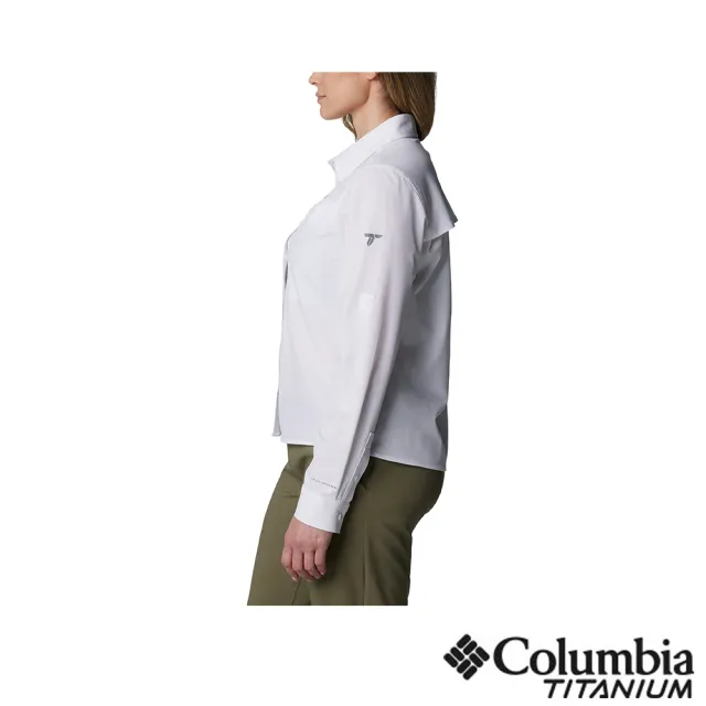 【Columbia 哥倫比亞 官方旗艦】女款-鈦 Summit Valley™超防曬UPF50快排長袖襯衫(UAE34820 /IS)