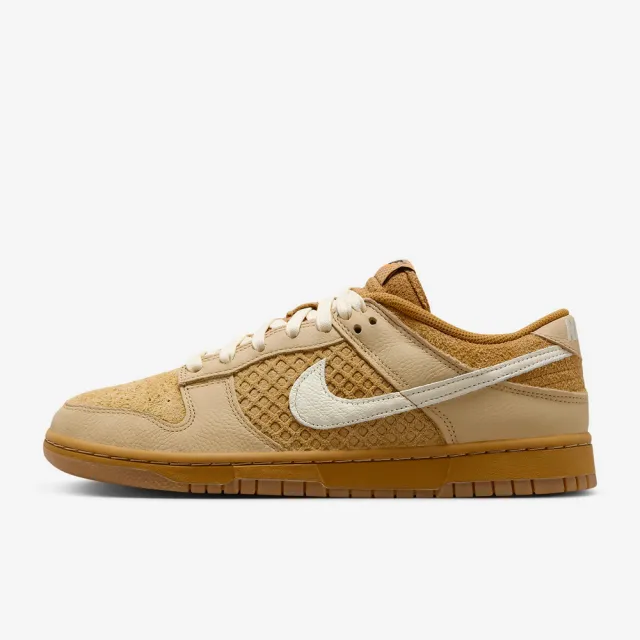 【NIKE 耐吉】休閒鞋 運動鞋 男鞋 DUNK LOW RETRO 咖棕 焦糖 鬆餅 麂皮(FZ4041744)