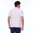 【NAUTICA】男裝 經典素色吸濕排汗短袖POLO衫(粉色)