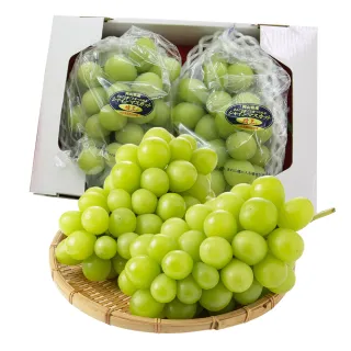 【WANG 蔬果】日本岡山縣晴王麝香葡萄2房禮盒x1盒(550-600g/房)