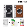 【FUJIFILM 富士】Instax Mini EVO 混合式數位拍立得相機 原廠公司貨(水晶殼空白底片20張64G...超值組)