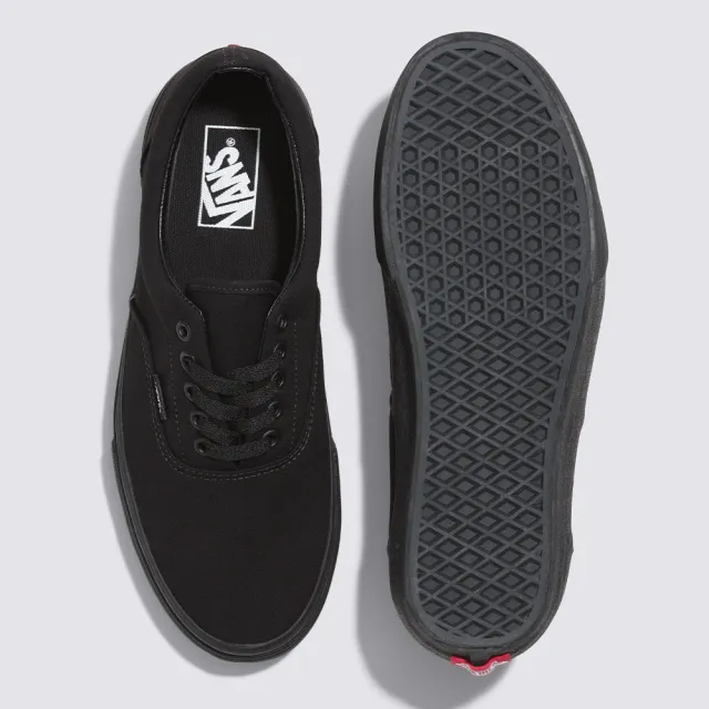 【VANS 官方旗艦】Era 男女款黑色滑板鞋/休閒鞋/帆布