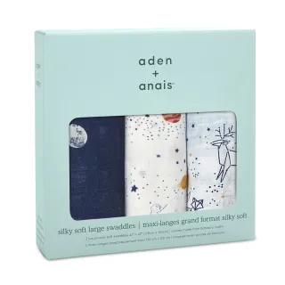 【aden+anais】竹纖維多功能包巾3入(4款)