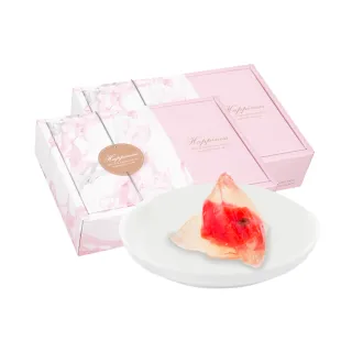 【樂活e棧】繽紛蒟蒻水果冰粽-西瓜口味8顆x2盒(端午 粽子 甜點 全素)