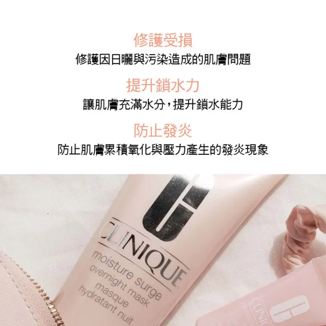 【CLINIQUE 倩碧】水磁場深層保濕晚安面膜100ml(活性蘆薈水夜間密集修護)