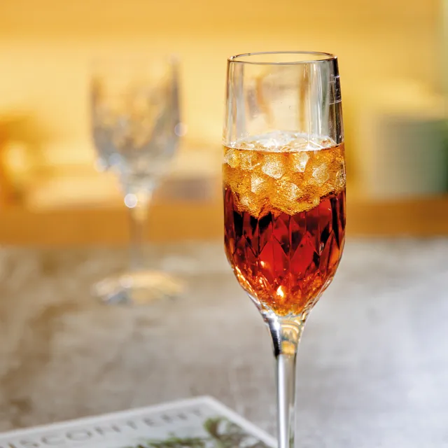 【Royal Duke】波蘭Violetta鑽石水晶香檳杯200ml(一體成形水晶杯香檳杯酒杯紅酒杯)