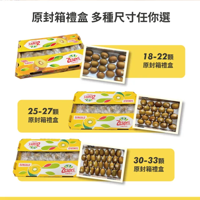 【水果達人】紐西蘭黃金奇異果27-30顆原封箱1箱(3.3kg/箱)