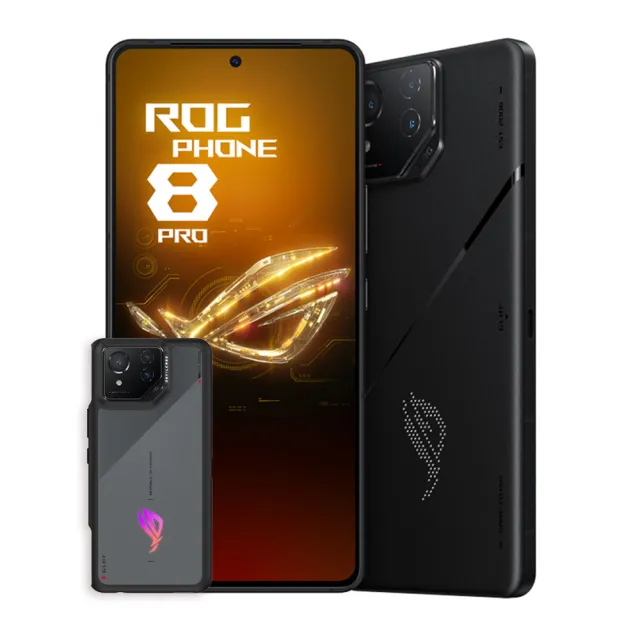 【ASUS 華碩】ROG Phone 8 Pro 5G 6.78吋(16G/512G/高通驍龍8 Gen3/5000萬鏡頭畫素/AI手機)(DevilCase保護